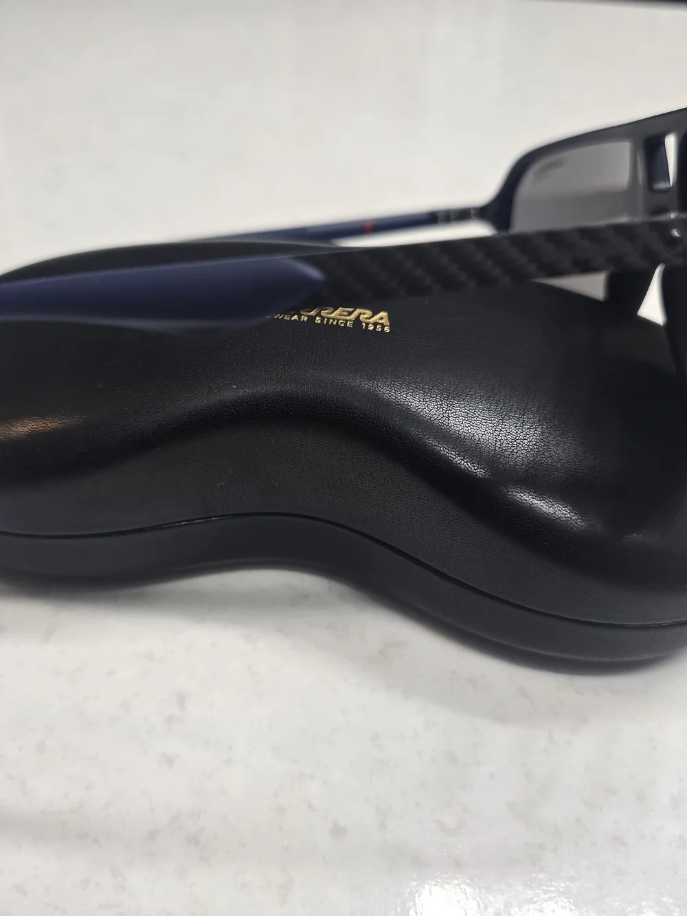 Carrera Matte Navy Blue Sunglasses with Tinted Lenses - Picture 5 of 7